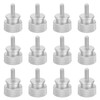 sourcing map 12pcs M3x8mm Knurled Thumb Screw Computer Case Threaded