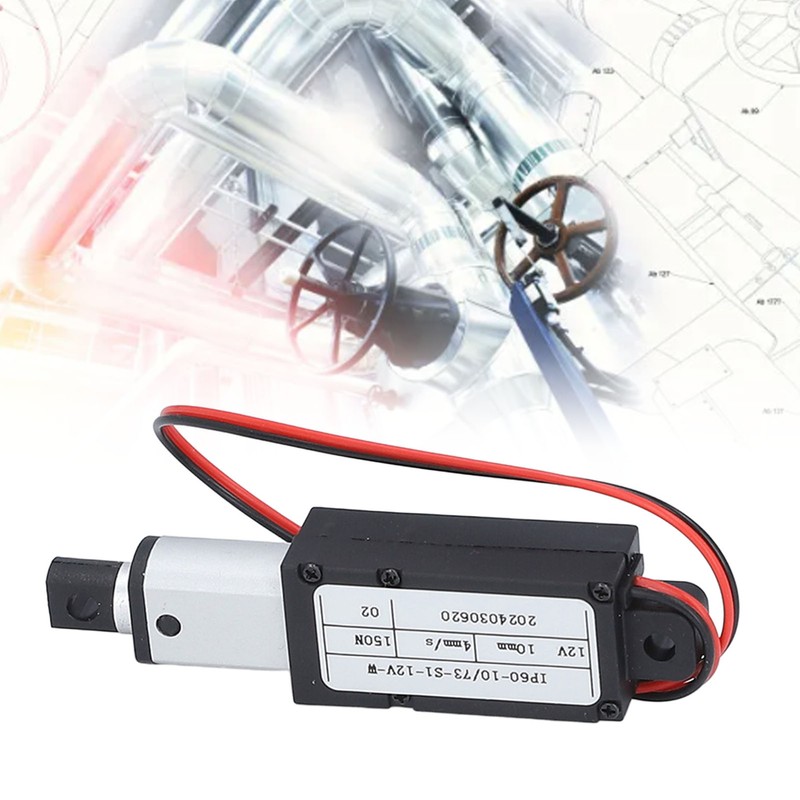 Electric Micro Linear Actuator 150N Thrust Stroke 10mm Automatic Tongue
