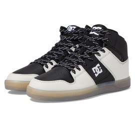 DC Cure Casual High-Top Skate Shoes Sneakers Black/Cream 6.5 D (M)