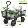 Homdox Steel Garden Cart 680 lbs Capacity Heavy Duty Garden