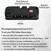 Husalsea TSA Suitcase Lock with Combination Code, 3 Digit Combination