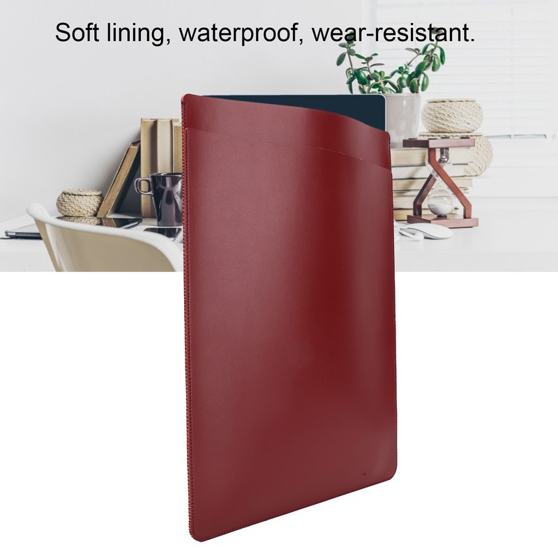 Laptop Case Various Colour Microfibre Faux Leather Double Layer Laptop