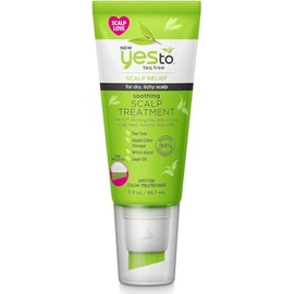 Yes To Tea Tree Scalp Treatment, Soothing Formula To Remove Build Up, Leaving Scalp Cleansed & Calm, With Tea Tree, Witch Hazel, Apple Cider Vinegar & Sage Oil, Natural, Vegan & Cruelty Free, 3 Fl Oz