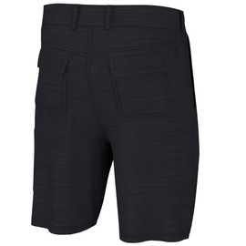 HUK Standard Next Level Pattern 10.5", Quick-Drying Fishing Shorts for Men, Slub-Black