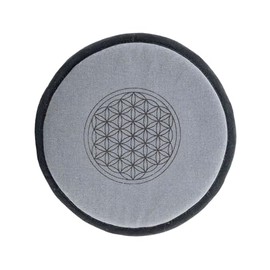 NKlaus 15 cm Round Singing Bowl Cushion, Dark Grey - Ideal for Meditative Sounds, Elegantly Design, Provides Stable Support for Singing Bowls, Provides Clear, Harmonic Tones 16554