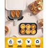 Collapsible Air Fryer Silicone Liners 2-Pack for Bella 4Qt Slim