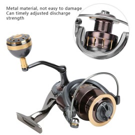 Unbranded Max Drag 33lb Spinning Fishing Reels 4.7:1 High Speed Saltwater Fresh Water Bass