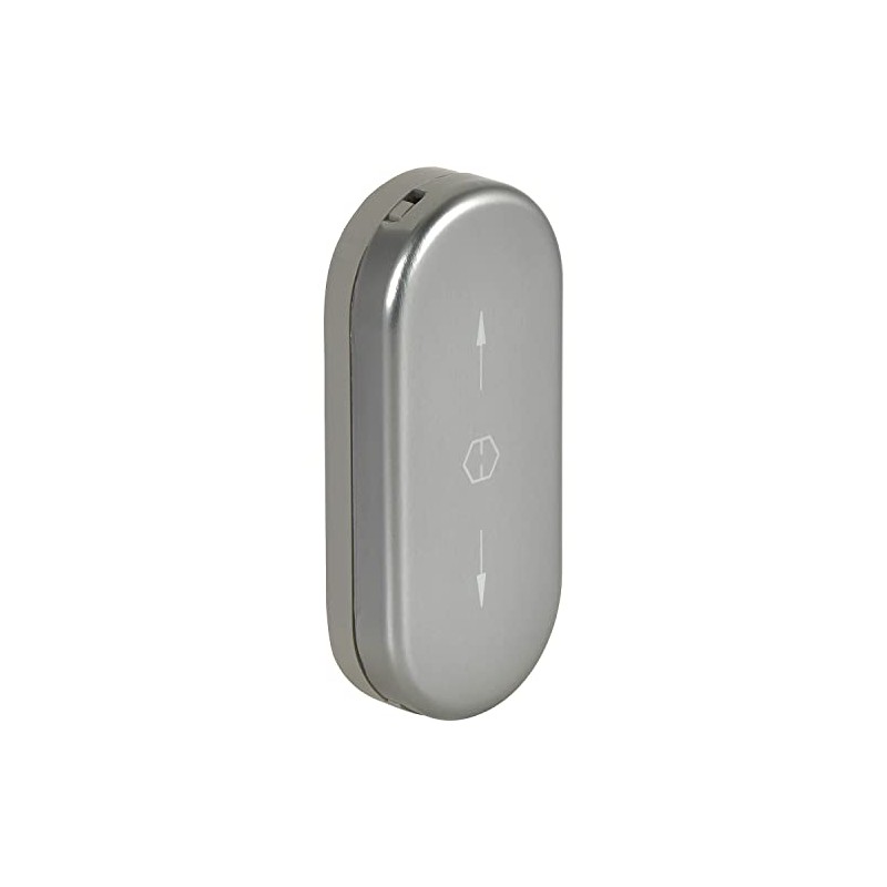 HOPPE 811601 Aluminium Stainless Steel Effect Window Handle Hole Concealed