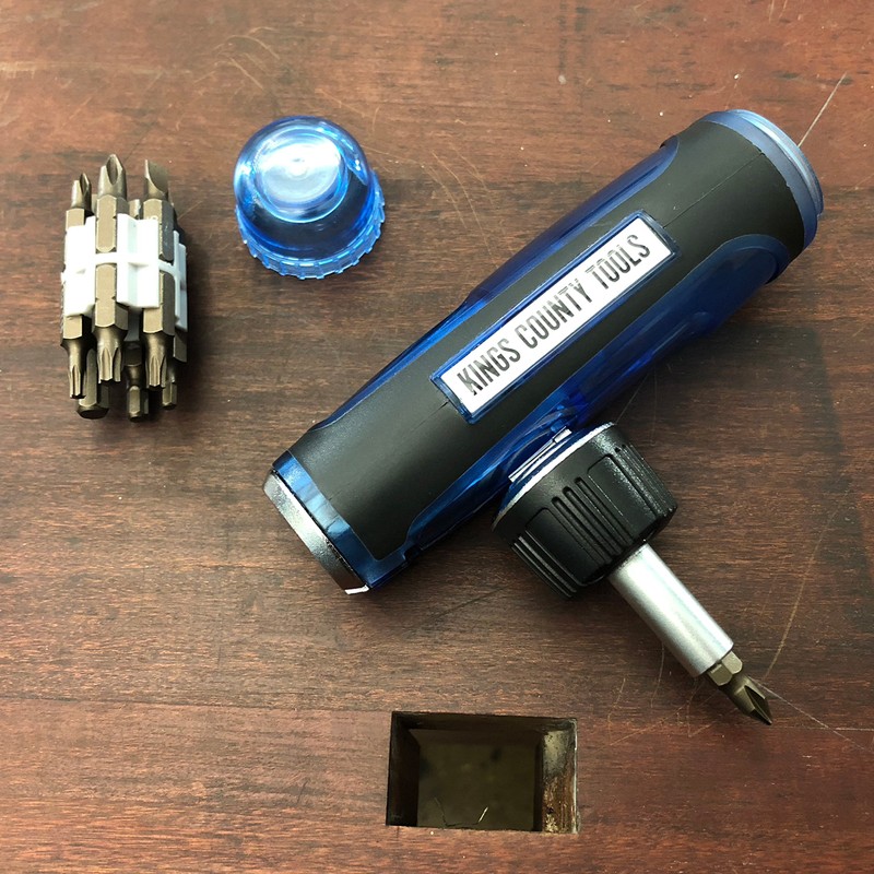 Kings County Tools Multi-Purpose Ratcheting Screwdriver | 3 Adjustable Handle
