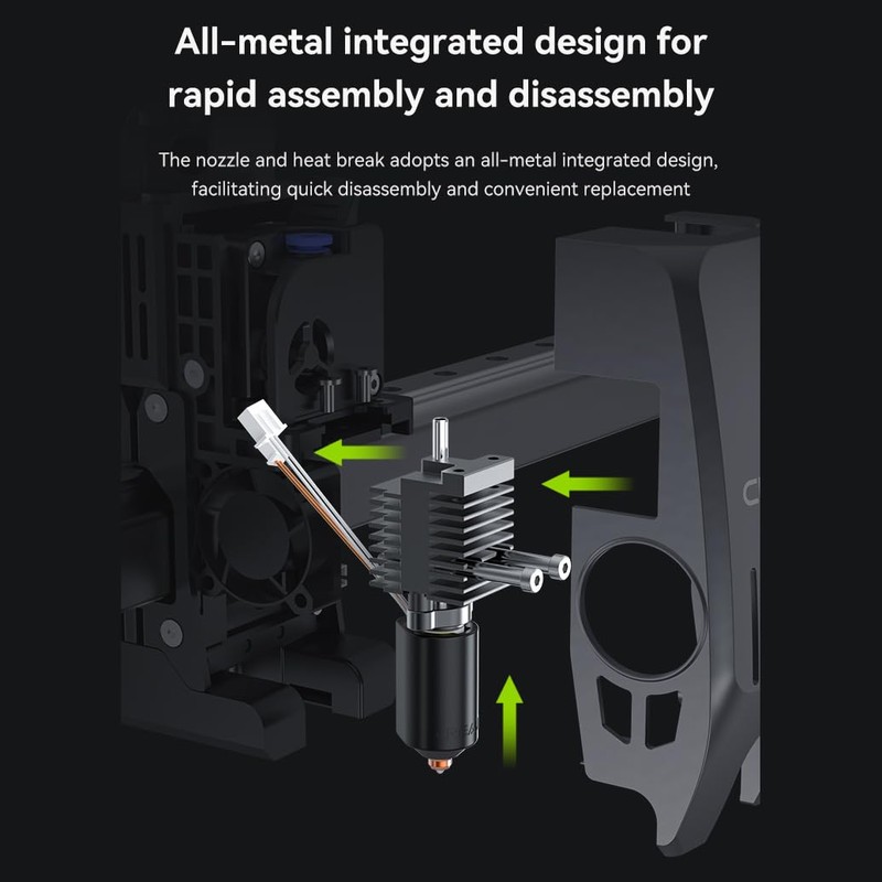 K2 Plus Ceramic Heating Block Kit for Creality Hotend, 350°C