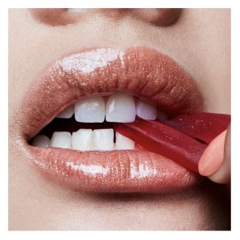 MAC Lipglass Shade OH BABY Golden Bronze Glitter Full Size .1oz / 3.1ml