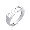 Sterling Silver DAD Ring size P - Z+1 - Solid