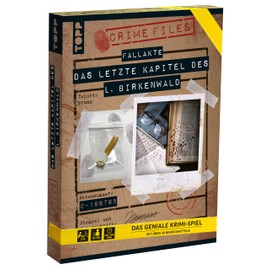 Crime Files – Fallakte: Das letzte Kapitel des L. Birkenwald – Das geniale Krimispiel mit über 30 Beweismitteln: Tatort Escape Room – ab 10 Jahren – für 2–4 Spieler