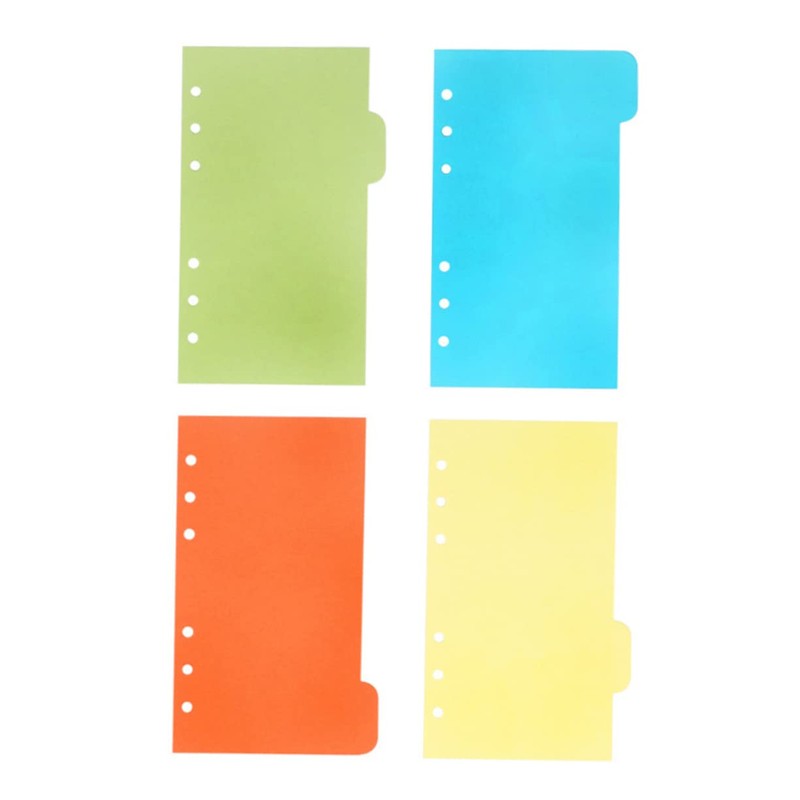 Operitacx Pack of 12 Notebook Refill Tabs Refill for Spiral