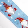 Italian Options 63mm Wide Christmas Ribbon - Nordic Santa Ice