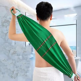 Hypoallergenic, easy-to-clean, back-sealable, handle-type towel green 4ea