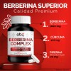 Berberina Hcl 97 1000mg Potenciada Con Piperina Y Curcuma Glucontrol