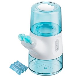 Sistema de irrigación nasal – Máquina de enjuague sinusal con tanque de agua dual, recolección automática de desechos y flujo de agua ajustable – Lava