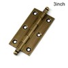 2Pack Decorative Antique Brass Kitchen Cabinet Hinges Bronze Furniture Cupboard
