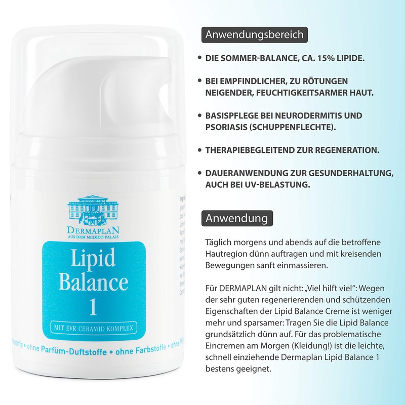 Derma Lipid Balance 1 – Plan 50 ml Pump Bottle