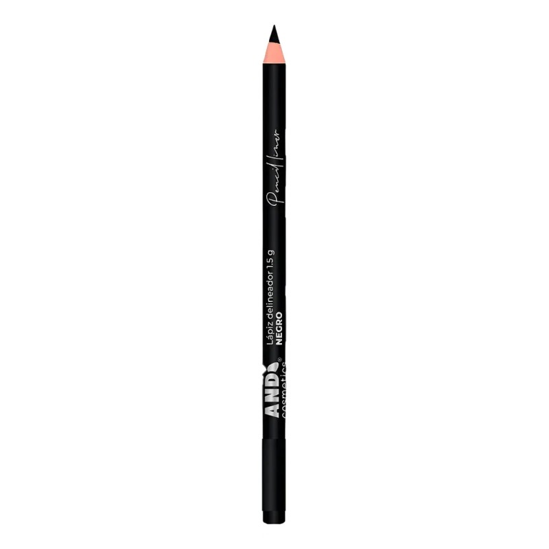 Lápiz Delineador Multiusos Negro Mate para Ojos Cejas Y Labios