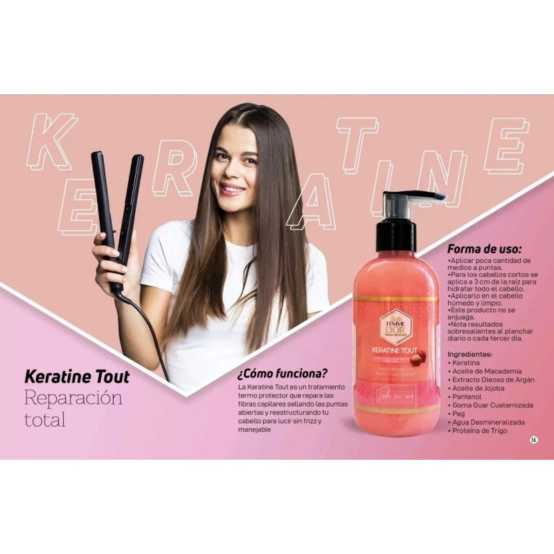Belle Femme Dor Keratine Tout Reparación Total Belle Femme Dor