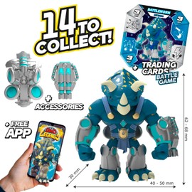 CRAZE Dino Legends Action Figures for Children, Dinosaur Warrior Figures for Collecting and Playing, with Weapons and Accessories