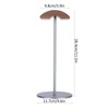 Cikonielf Headphone Stand Headphone Holder Walnut Wood Headphone Holder Aluminium