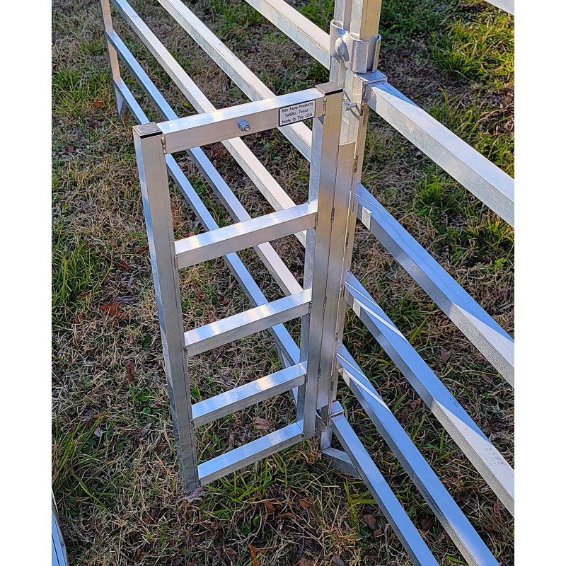 Rite Farm Aluminum Sheep & Goat Anti Backup Gate for