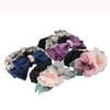 4Pcs/set Silk Flower Hair Clip,Women Hair Bun Cover Barrette Hair
