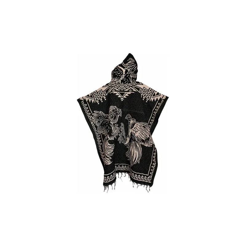 Jorongo Gaban Con Gorro Artesanal Mexicano