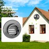 4in Vent Round Cap- 2 Pack -Stainless Steel Wall Round