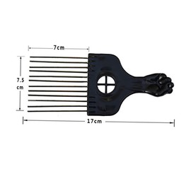 Baluue 2pcs Steel Needle Combs for Hair Styling Durable Hairdressing Combs for Salon Use for Men Women and Girls to Detangle Wet Dry Hair