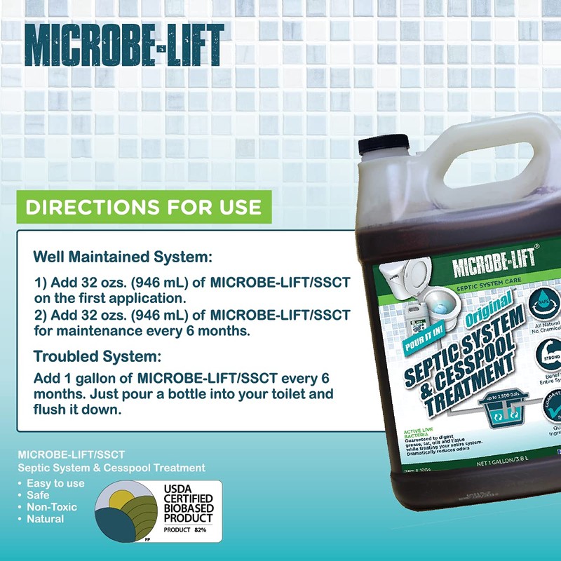 MICROBE-LIFT Original Septic System and Cesspool Treatment, Septic Tank Treatment