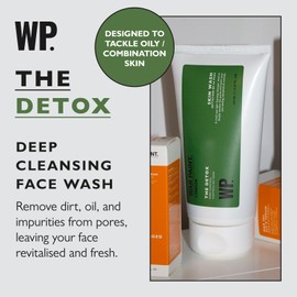 War Paint London Mens Face Wash & Detox Pore Control Cleanser - Foaming Face Cleanser with Glycerin & Niacinamide - Deep Cleansing Mens Skincare - Vegan & Cruelty-Free - 150ml