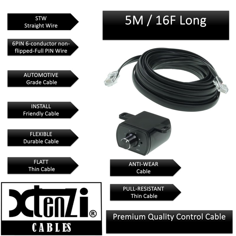 Xtenzi Amplifier Bass Volume Knob Control Remote XTBR31 Compatible with