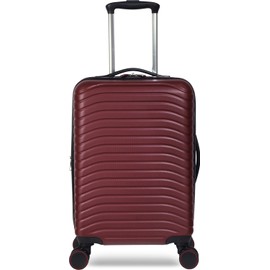 TOTAL TRAVELWARE Everest Expandable Hardsided Spinner (Wine, 20-Inch Carry-On)