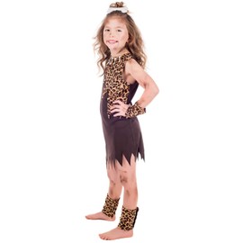 Fun Shack Neanderthal Costume Children, Costume Stone Age Children, Stone Age Costume Children, Caveman Costume Children, Children's Costume Fancy Dress XL