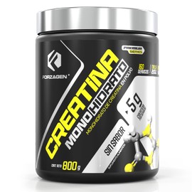 FORZAGEN  Creatina Monohidrato  100 Monohidrato de Creatina  800 g  160 Servicios x Envase  Sin Sabor  5 g de Protena por Servicio  Sin Azcar Aadida  