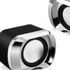 1 Pair Mini Desktop Speaker Multifunction Stereo Sound Strong Bass