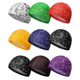 Jeere 9 Piezas Casquillo del Cráneo de Refrigeración Absorbente de Sudor con Forro de Camuflaje (Color Cachemir)