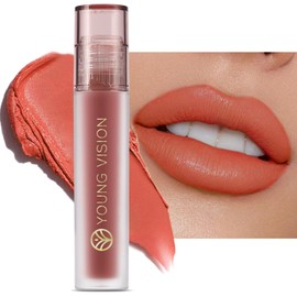 YOUNG VISION Nude Matte Lipstick | Luxurious Waterproof Liquid Lip Cream | Soft Velvety Smooth, Long-Lasting Wear | Full Coverage in Nude and Vibrant Colors | Perfect for Daily and Professional Makeup