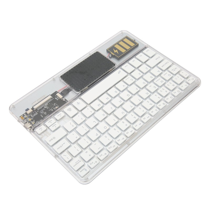 Wireless Bluetooth Keyboard Multifunctional Acrylic Keyboard for Windows for Android