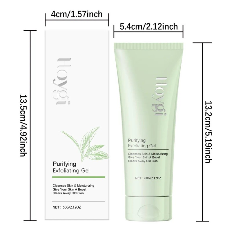 Gel Exfoliante Purificante Facial Eliminar Acné Cabeza Negra