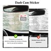 3PCS Windshield Sticker Holder with Dash Cam Adhesive,Electrostatic Stickers for