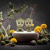 ZEshops Mini Groot Figurine Miniature Model Home Accessories Decompression Artefact