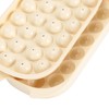 Ice Cube Tray with Lid Bin 2 Layer Ice Trays