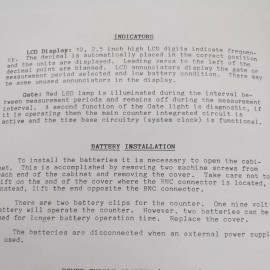 MFJ-346 600 MHz LCD Frequency Counter Instruction Manual