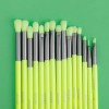 Brochas De Maquillaje Docolor Verde Neon 15 Piezas Color N1504