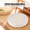 Embroidery Linen Cushion Thickened Round Straw Yoga Mat Home Balcony